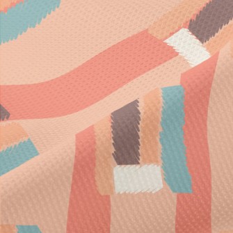 Patchwork Of Vertical Color Bl Piqué