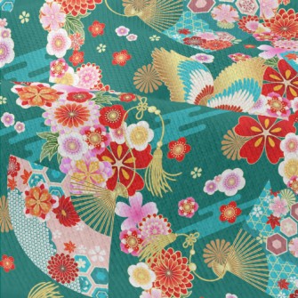 Japanese Flowers White Crane Modern Jersey