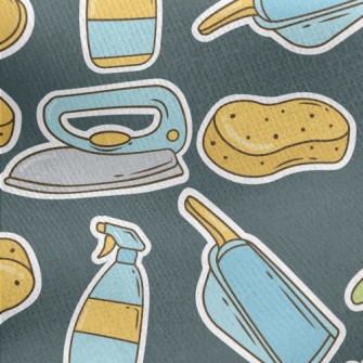 Toilet Cleaning Supplies Jersey Backed Fleece