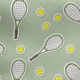 Tennis Racket Tennis Jersey Backed Fleece