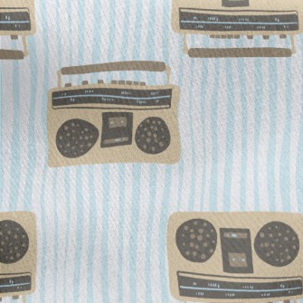 Retro Radio Jersey Backed Fleece