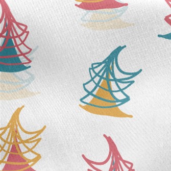 Special Coil Trees Jersey Backed Fleece