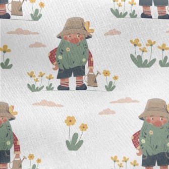 Take Care Of The Garden Grandp Jersey Backed Fleece