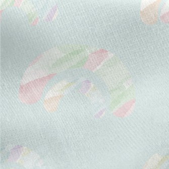 Colorful Line Graffiti Jersey Backed Fleece