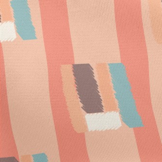 Patchwork Of Vertical Color Bl Pongee