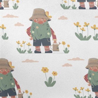 Take Care Of The Garden Grandp Pongee