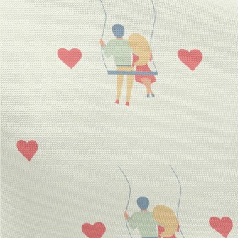 Couple In Love Pongee