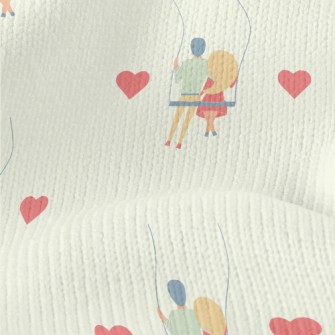 Couple In Love Stretch Jersey