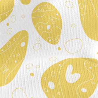 Heart Painted Eggs Stretch Jersey