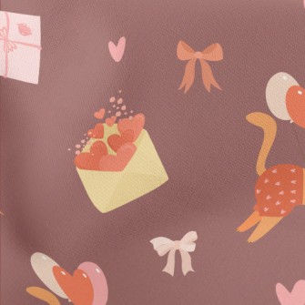 Balloon Kitten Gift Lightweight Cotton Poplin