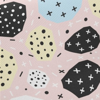 Dot Cross Midweight Cotton Poplin