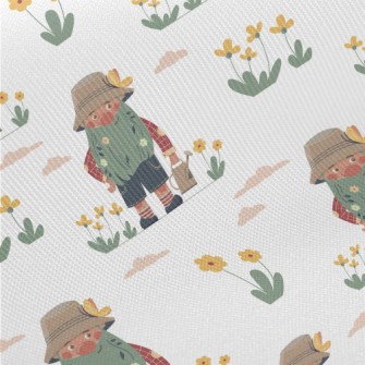 Take Care Of The Garden Grandp Midweight Cotton Poplin