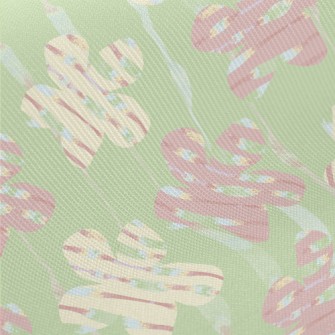 Graffiti Flowers Midweight Cotton Poplin