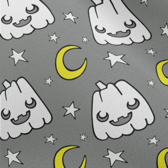 Halloween Pumpkin Moon Chiffon