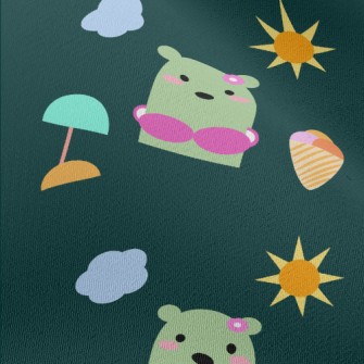 Bikini Cute Bear Chiffon