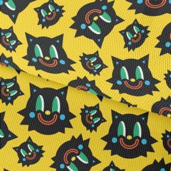 Weird Smile Halloween Cat Waterproof Oxford