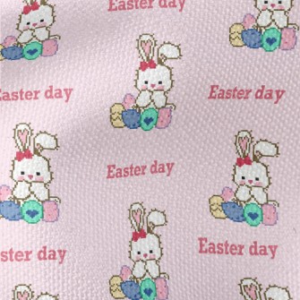 Cute Easter Bunny Waterproof Canvas