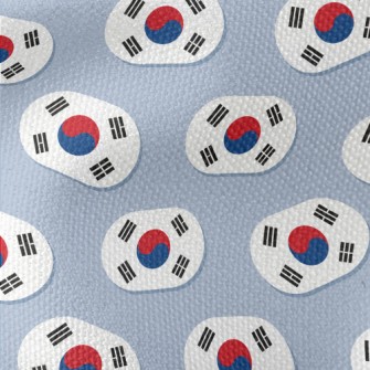 South Korea Flag Banner Waterproof Canvas