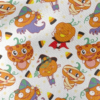 Pumpkin Man Waterproof Canvas