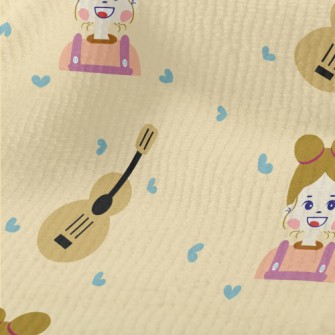 Girl With Guitar Terry