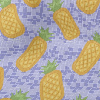 Pineapple Shaped Swimming Mat Terry