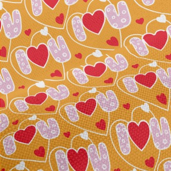 I Love You Big Heart Performance Linen