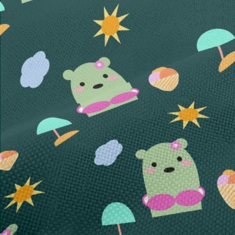 Bikini Cute Bear Performance Linen