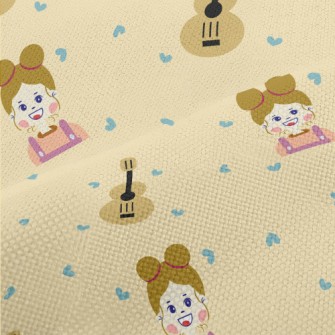 Girl With Guitar Performance Linen