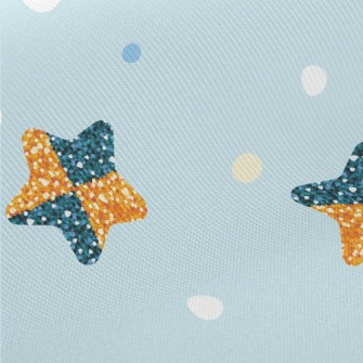Sequined Stars Twill