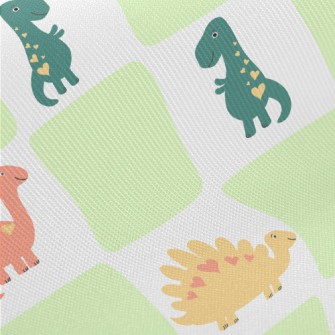 Dinosaur Checkerboard Twill