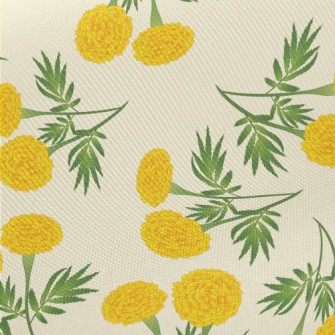 Small Cute Chrysanthemum Twill