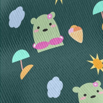 Bikini Cute Bear Standard Corduroy
