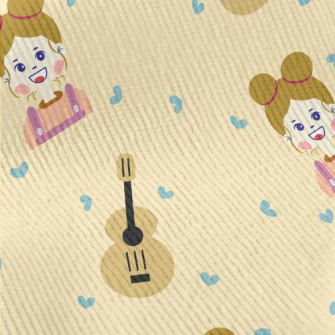 Girl With Guitar Standard Corduroy