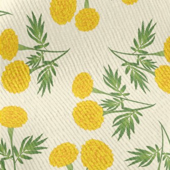 Small Cute Chrysanthemum Standard Corduroy