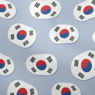 South Korea Flag Banner Dobby