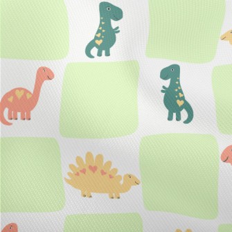 Dinosaur Checkerboard Dobby