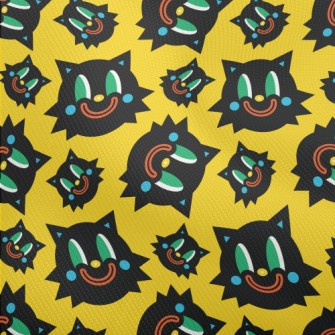 Weird Smile Halloween Cat Dobby