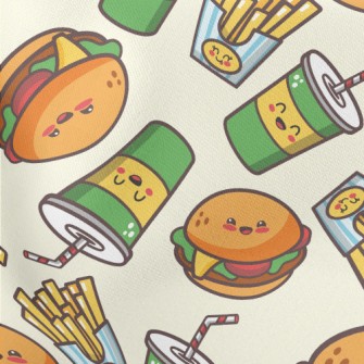 Drinks Burgers French Fries Stretch Ponte