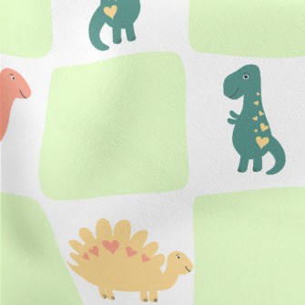 Dinosaur Checkerboard Stretch Ponte