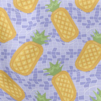 Pineapple Shaped Swimming Mat Stretch Ponte