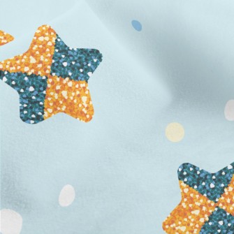 Sequined Stars Micro Fleece