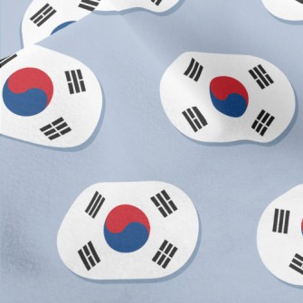 South Korea Flag Banner Micro Fleece
