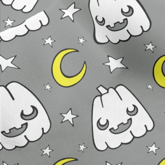 Halloween Pumpkin Moon Micro Fleece