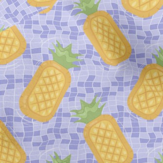 Pineapple Shaped Swimming Mat Micro Fleece