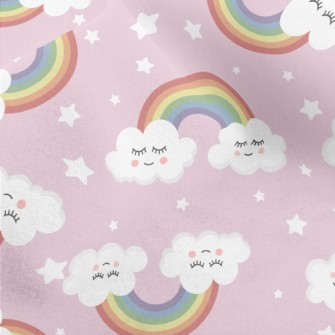 Close Your Eyes, White Clouds  Micro Fleece