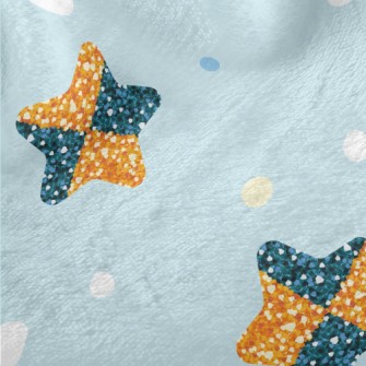 Sequined Stars Minky