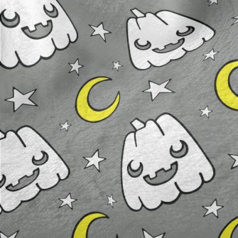 Halloween Pumpkin Moon Minky