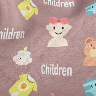 Cartoon Baby Diapers Minky