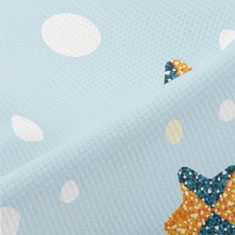 Sequined Stars Piqué