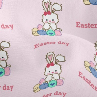 Cute Easter Bunny Lightweight Performance Linen